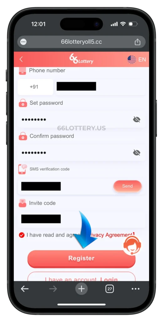 66lottery-register